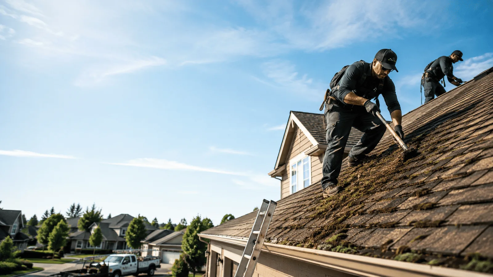 Roof Moss Removal in Bumpus Mills, TN near me